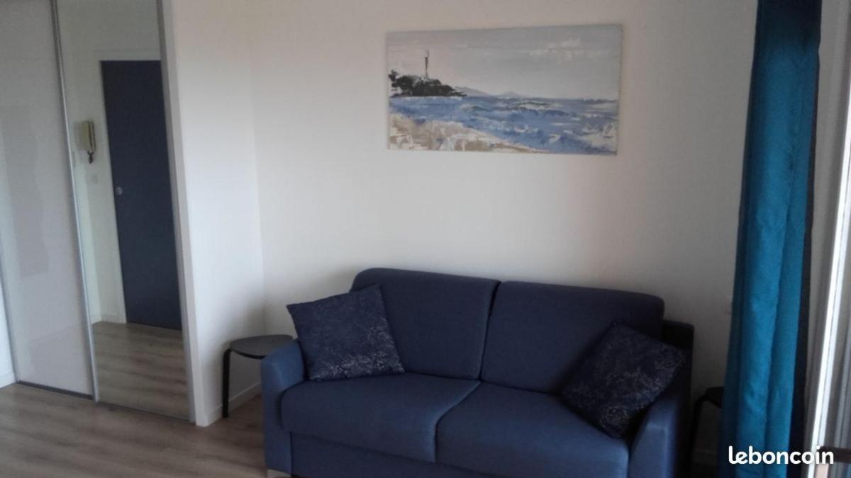 Anglet-Biarritz Studio Vue Mer - Terrasse + Garage Экстерьер фото